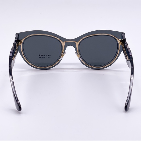 NEW VERSACE VE2234 1002/87 SUNGLASSES VERSACE VE 2234 GREY NEW VERSACE MOD 2234 - Picture 5 of 11